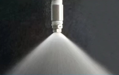 Atomization effects of different nozzles：Hollow Cone nozzle