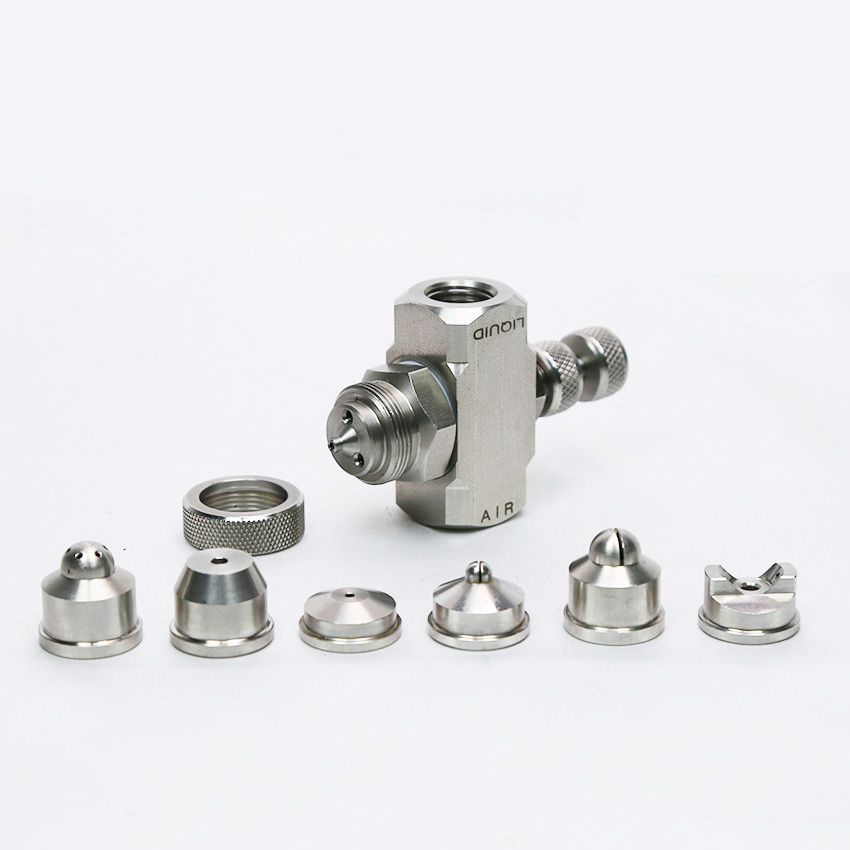 Adjustable Pressure-fed Wide Angle Air Atomizing Nozzle