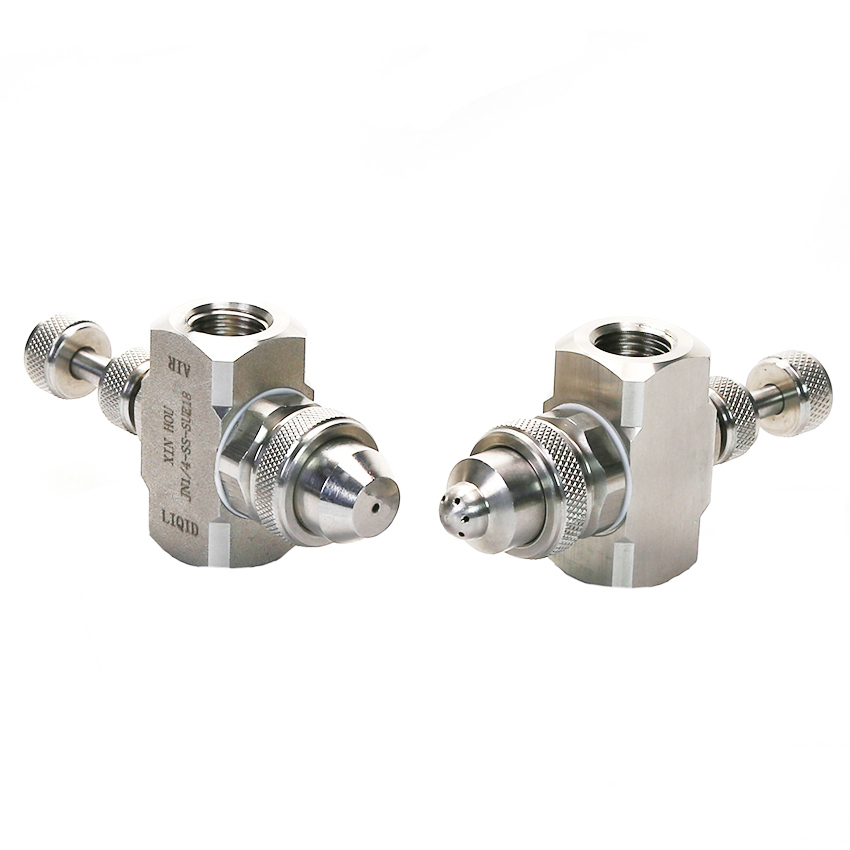 Adjustable Pressure-fed Wide Angle Air Atomizing Nozzle