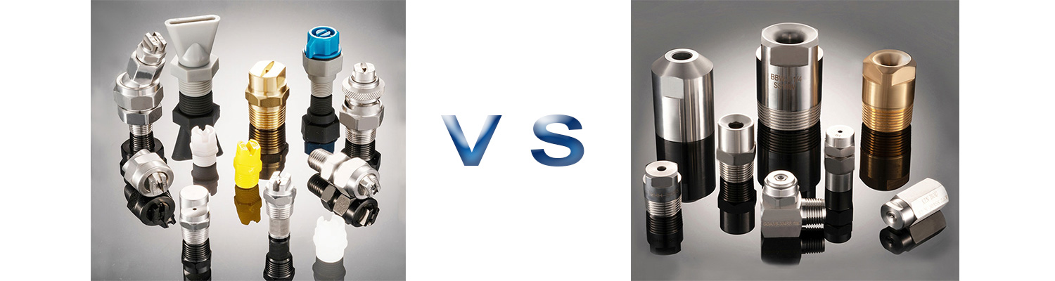 Flat Fan VS Cone Nozzles
