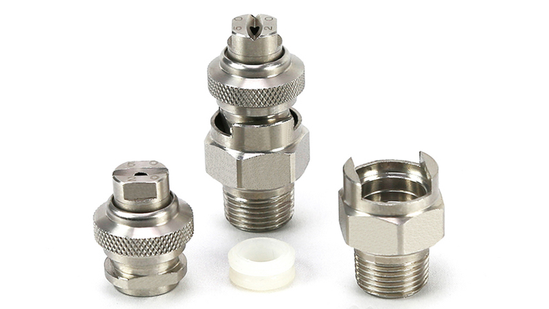 What is a flat fan nozzle?